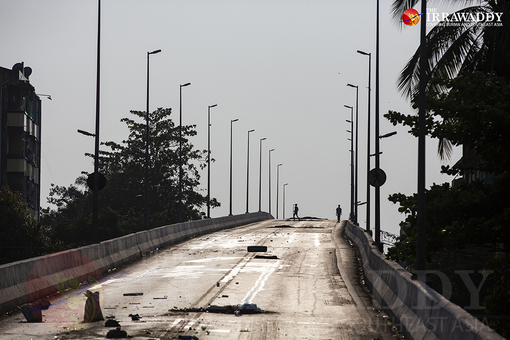 In Myanmar’s Yangon, Scenes Reminiscent Of A War Zone