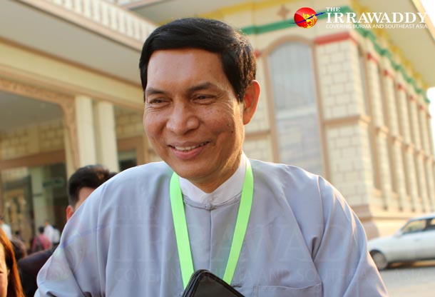 Khin Maung Cho (Minister for Industry)(Photo: Myo Min Soe /The Irrawaddy)