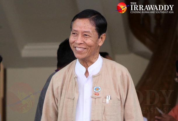 Kyaw Win (Planning and Finance Minister)(Photo: Myo Min Soe /The Irrawaddy)