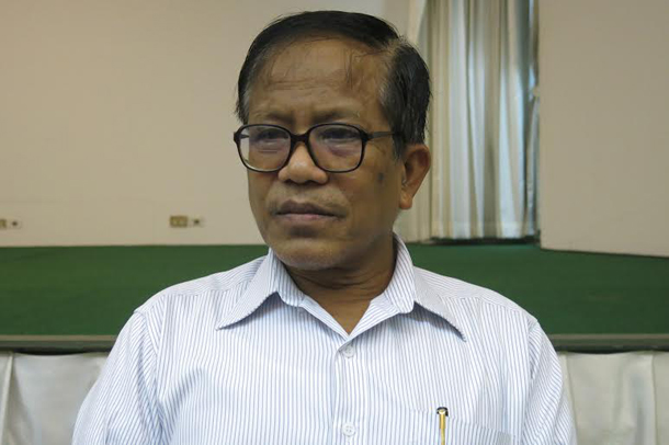 •Nai Hong Sar: Nai Hong Sar, vice-chairman of the New Mon State Party. (Photo: The Irrawaddy)