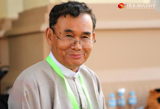 Ohn Win (Resource and Environmental Conservation Minister)(Photo: Myo Min Soe /The Irrawaddy)
