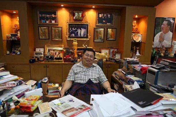 Khin Shwe, chairman of the Zaykabar Group of Companies.