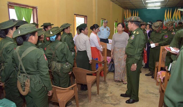 Women Recruits Being Trained for Combat Roles by Myanmar Junta