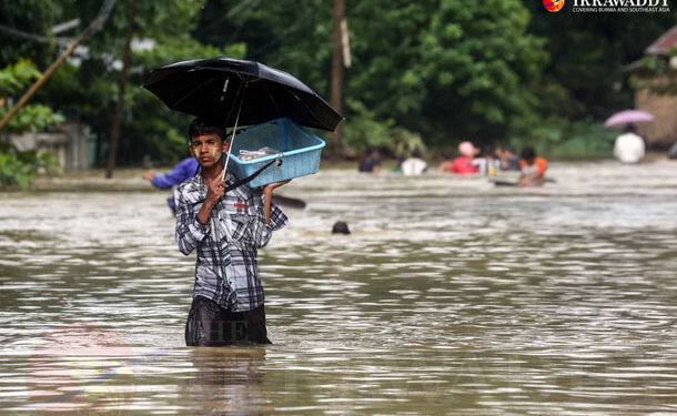 Flooding Damages Paddy Fields, Homes In Sagaing