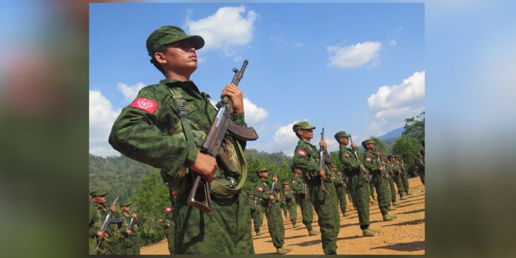 Myanmar Military Arakan Army in Daylong Clash in Rakhine State