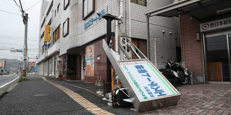 Evacuation Warnings After Typhoon Makes Landfall In Japan