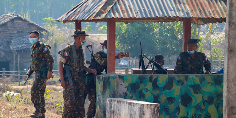 Myanmar Junta Orders All Security Personnel to Frontline as Losses Mount in Hard-Hit Regional Commands