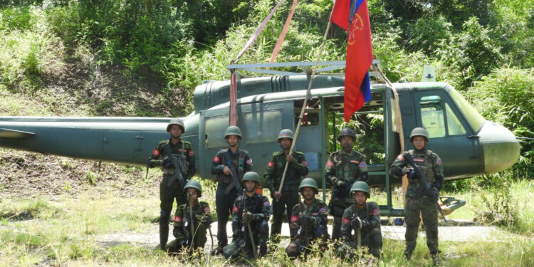 Rebels Shoot Down Junta Chopper in Rakhine